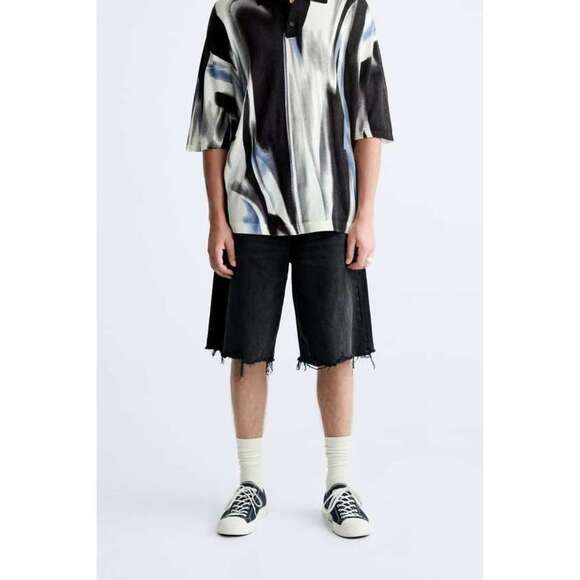 Zara Other - RELAXED FIT DENIM SHORTS